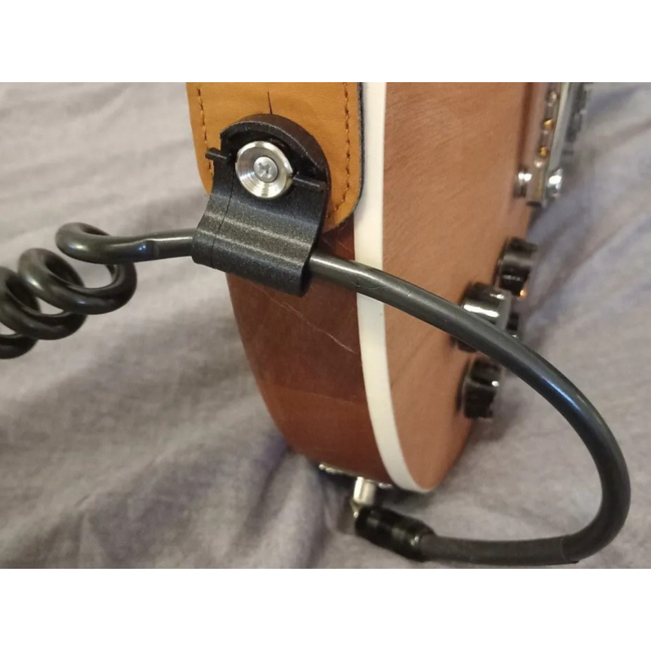 Kit Trava De Cabo Para Guitarra E Violão Organizador Strap Lock em Oferta na Shopee