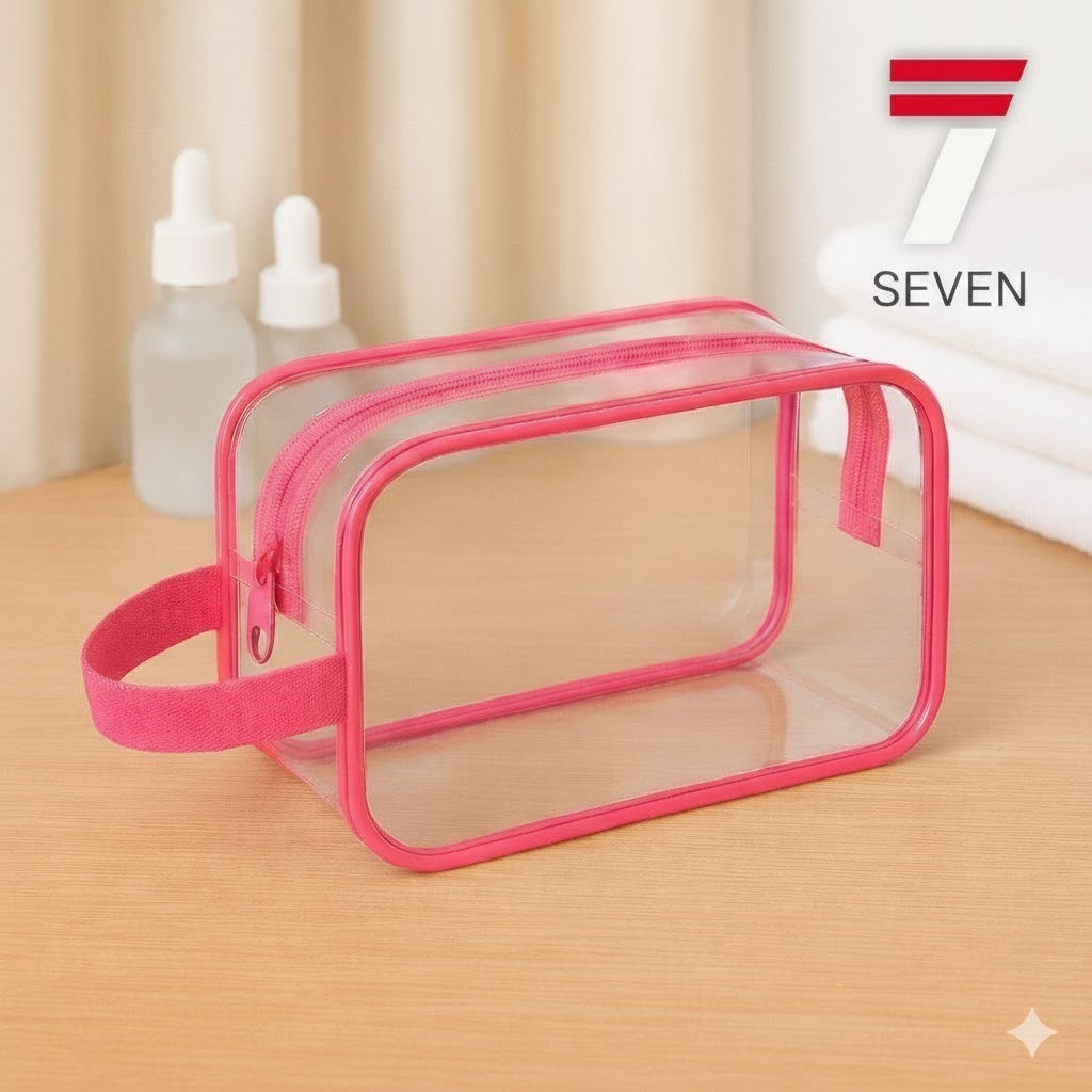 kit 2,4,6,8 Nécessaire Transparente Plastico Grosso Espessura 0.15 Nécessaire Enfermagem Plástico Cristal em Oferta na Shopee