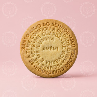 Cortador de Biscoito Oração Santo Anjo Guarda Espiral