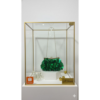 Bolsa Clutch de Festa Green Shine - Exclusividade A Varoa