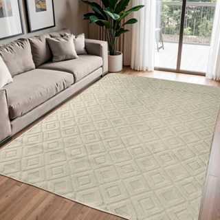 Tapete Sala Quarto escritorio 2X1,40 Toquio alto relevo leve e macio facil de lavar em Oferta na Shopee