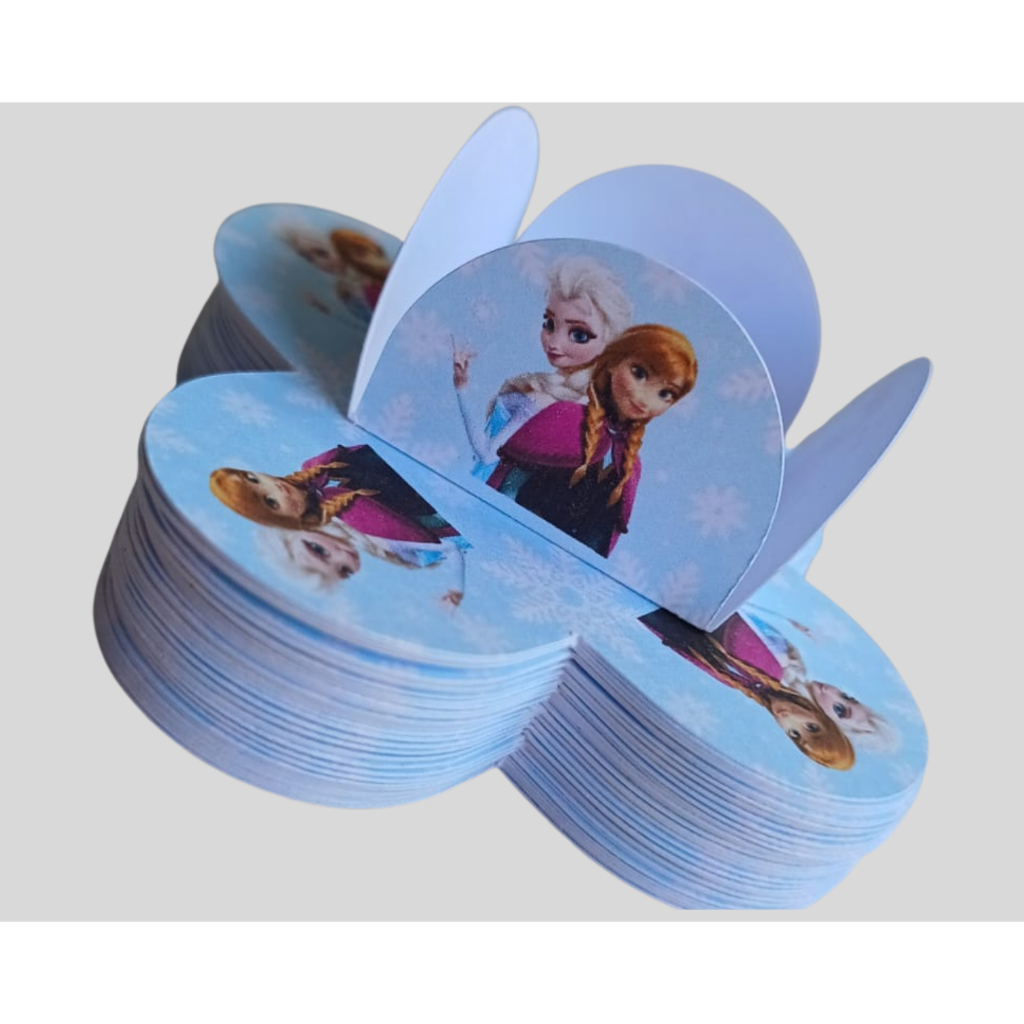 Forminhas 4 Pétalas Frozen Festas Aniversários-ENVIO RÁPIDO