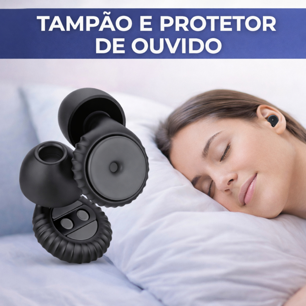 Imagem Protetor de ouvido Tampão de ouvido Protetor auricular Anti Ruído Silicone Reutilizável para Dormir