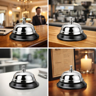 Sino Campainha Sineta de Mesa para Recepção Hotel Restaurante Balcão Atendimento