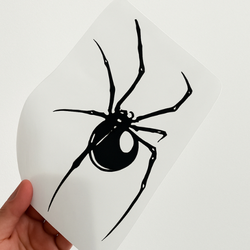 Adesivo Aranha Vinil Decorativo Para Moto Carro Capacete E Notebook