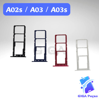 Gaveta Chip Bandeja Slot Galaxy A02s / A03 / A03s em Oferta na Shopee