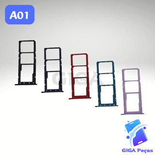 Gaveta Chip Bandeja Slot Galaxy A01 em Oferta na Shopee