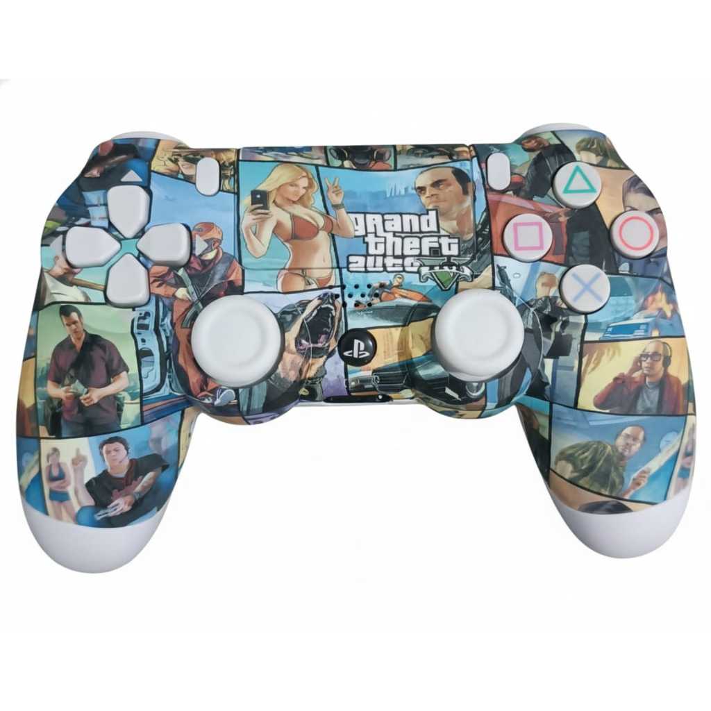 Controle Sem Fio PS4 - Grand Theft Auto 5 GTA, Qualidade Superior