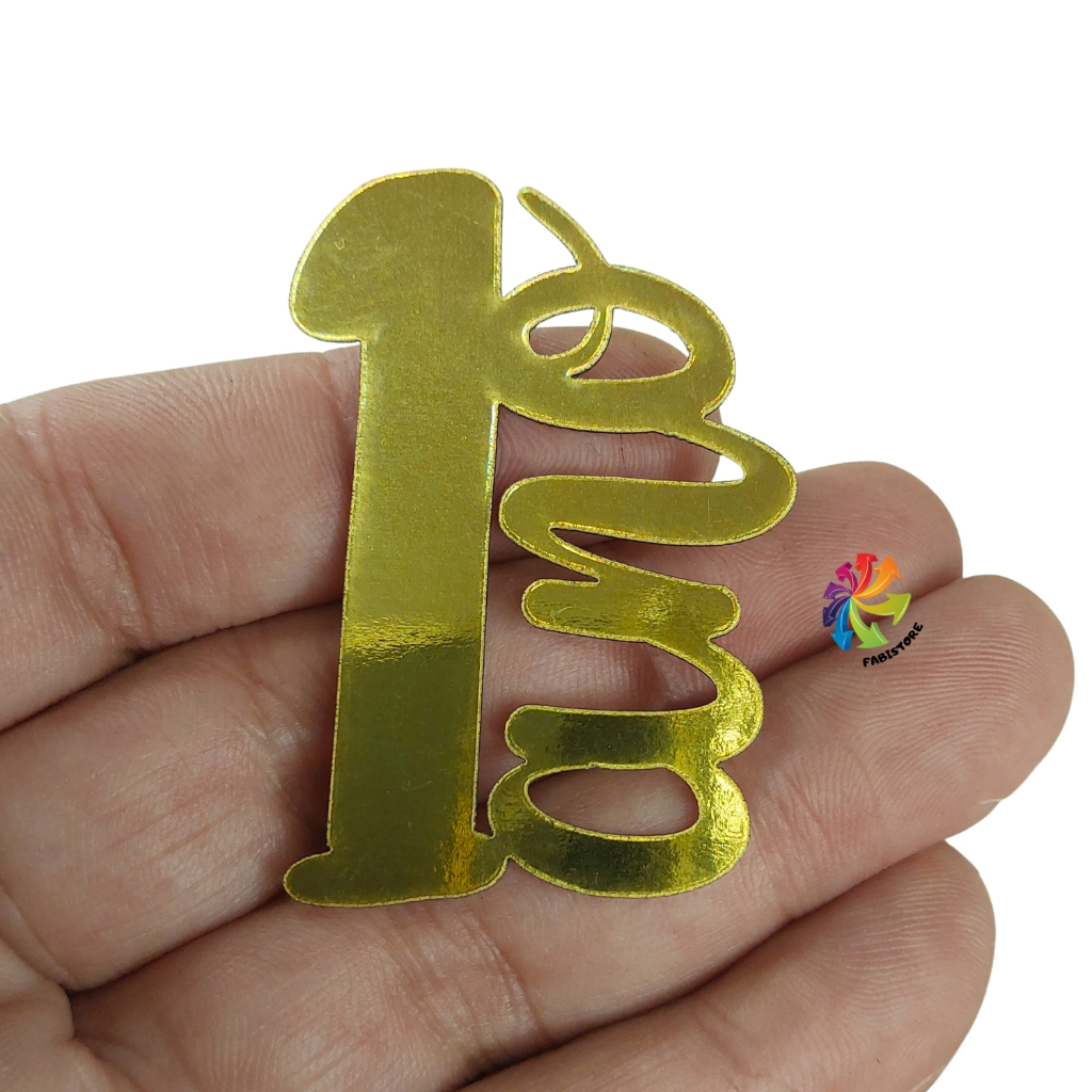 Aplique Número Idade Lamicote 250gr Lembrancinhas 30 60 Unidades