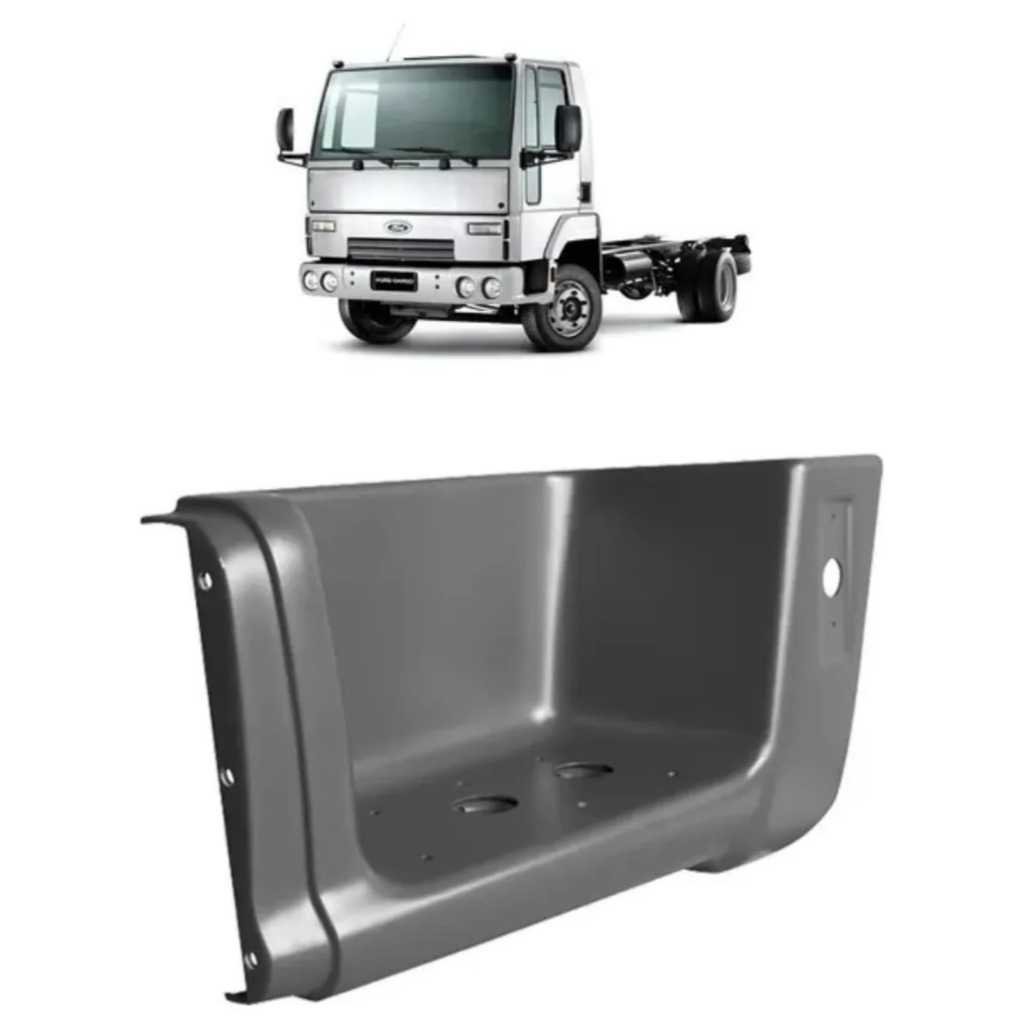Estribo Ford Cargo 712/814/815/915 2000 até 2011 Degrau Único L.E