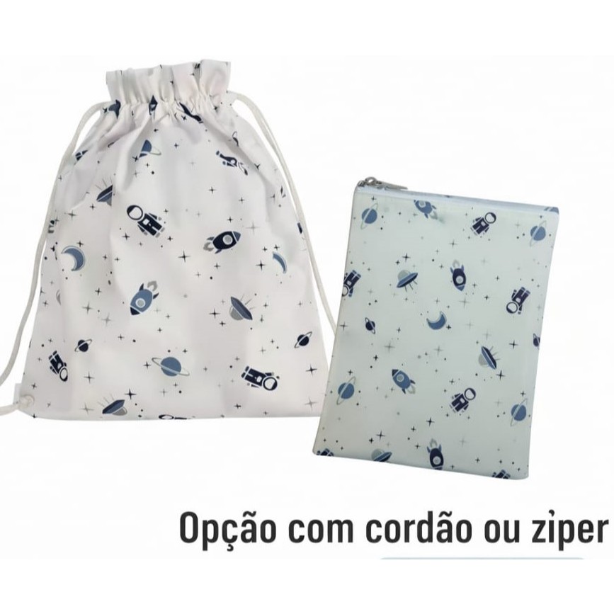 Saco Impermeavel Roupa Suja e limpa Bebê / Kids Super Pratico