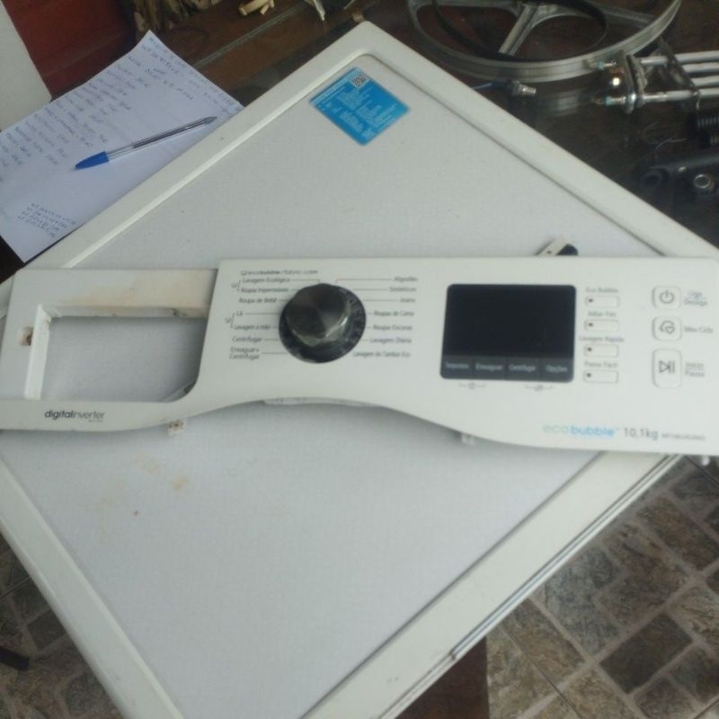 Placa interface completa máquina de lavar Samsung eco bubble wf106u4sawq