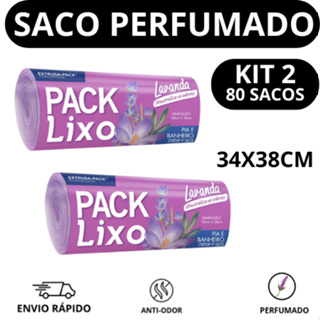 Saco de Lixo Perfumado Banheiro E Pia Lavanda Anti Odor Pack Lixo em Oferta na Shopee