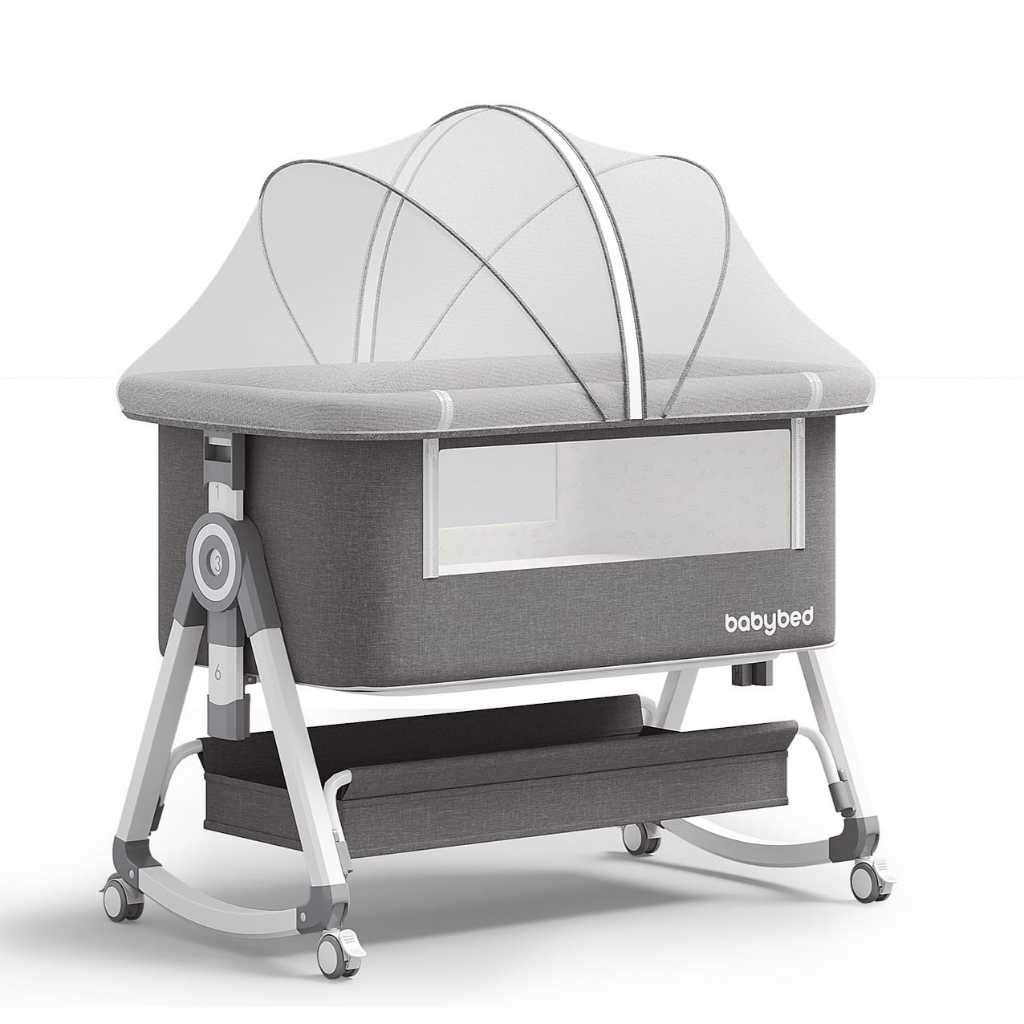 Berço Portátil Moises Co-bed Até 15kg C/ Balanço Mosquiteiro e Cesto Luna - KaBaby em Oferta na Shopee