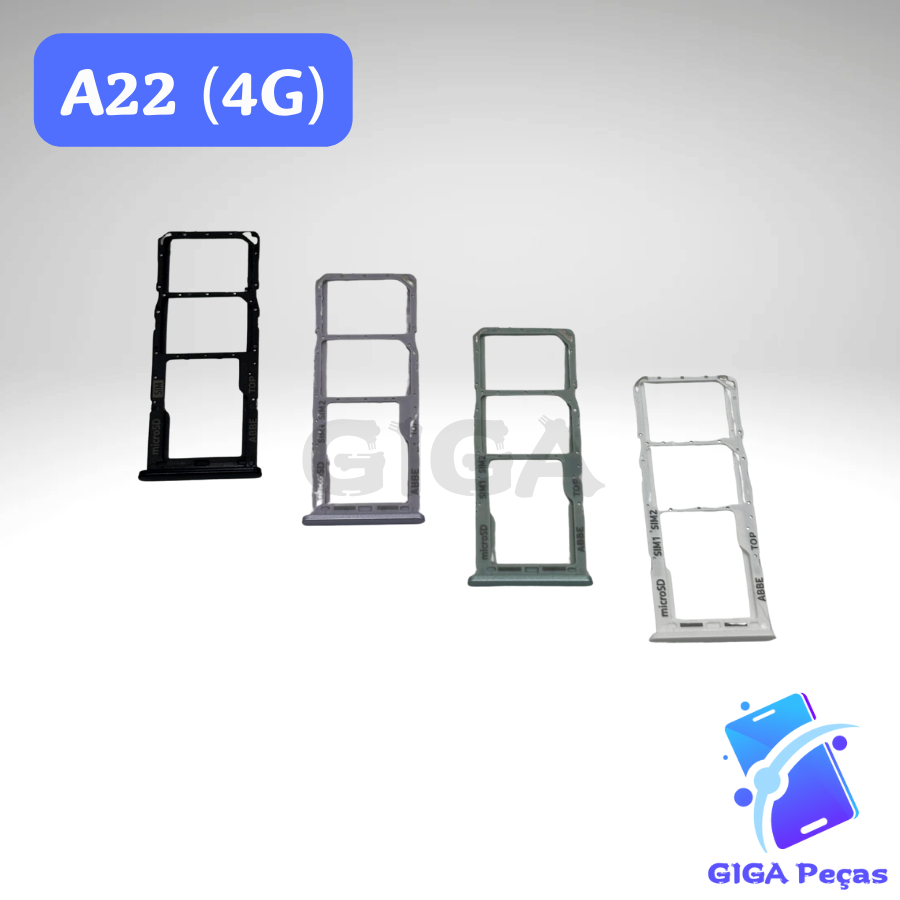 Gaveta Chip Bandeja Slot Galaxy A22 (4G) em Oferta na Shopee