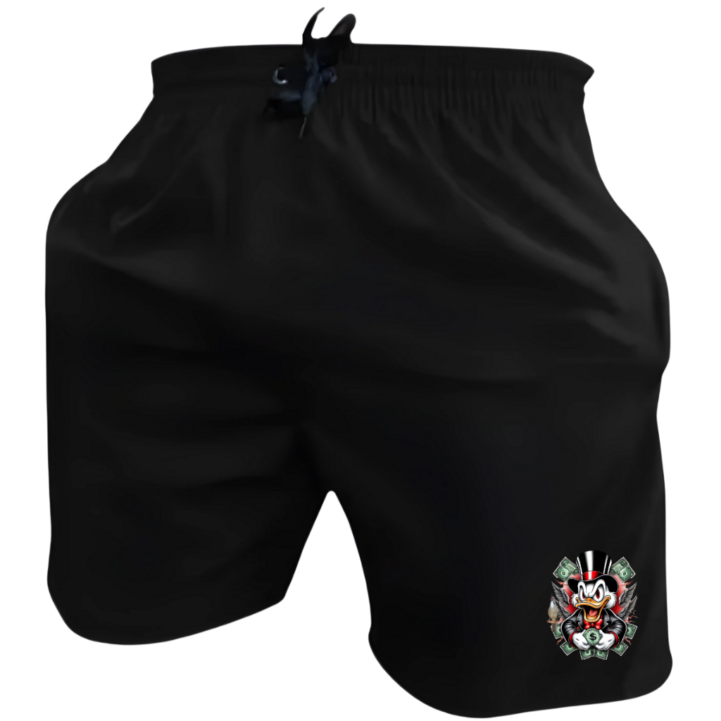 Bermuda Masculina Estampado Short Moda Praia Elastano Tactel Esportivo