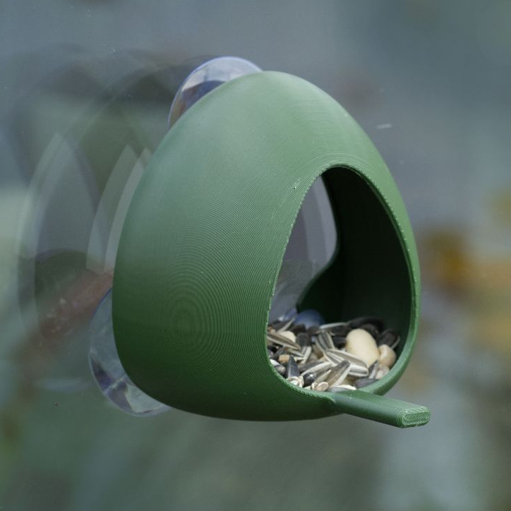 Casa Casinha de Pássaros Livres Janela Suporte Vidro Anti-Pombo Atraia Canários e Pássaros Pequenos