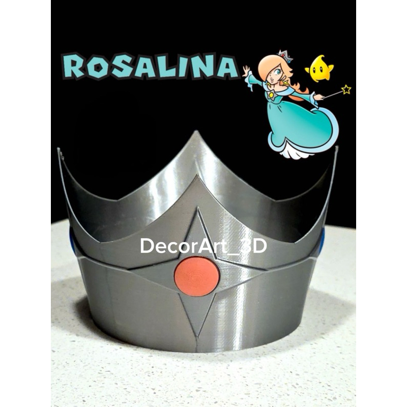 Coroa da Princesa Rosalina - Inclui Tiara e Coroa - Pronta Entrega – Tema Galáxia ✨