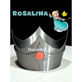 Coroa da Princesa Rosalina - Inclui Tiara e Coroa - Pronta Entrega – Tema Galáxia ✨