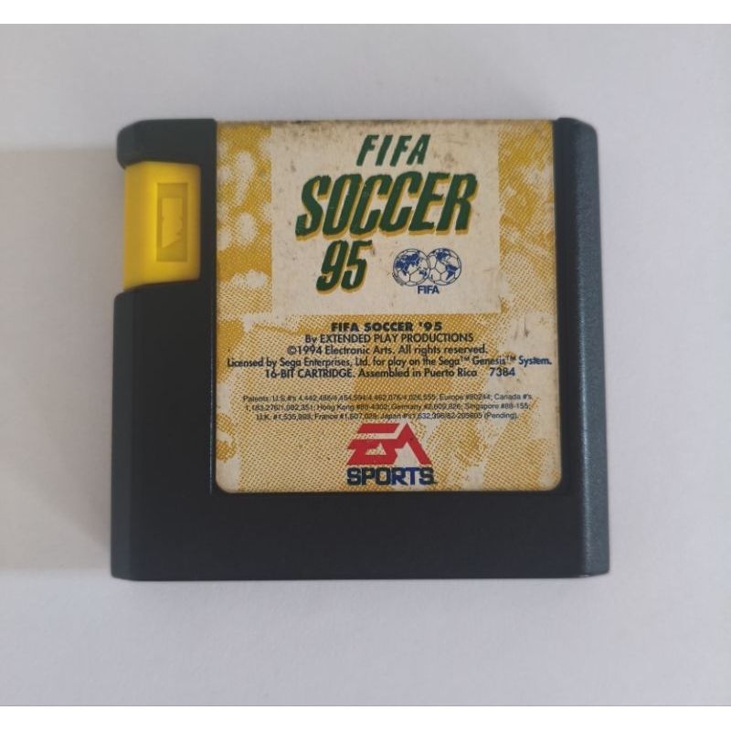 Jogo FIFA Soccer 95 - Original Eletronic Arts - Sega Mega Drive - Excelente estado