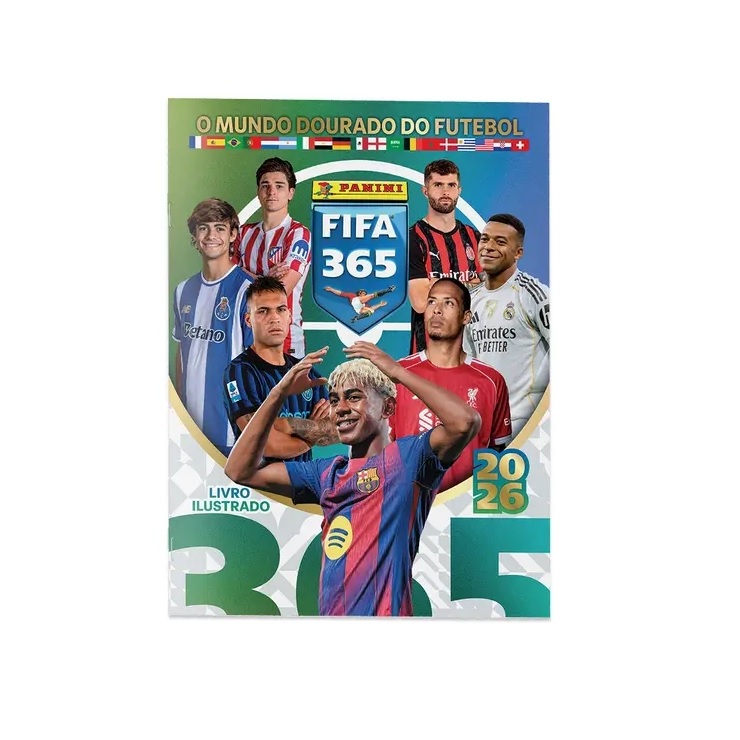 Álbum + Lote 50 Figurinhas Diferentes Fifa 365 2026