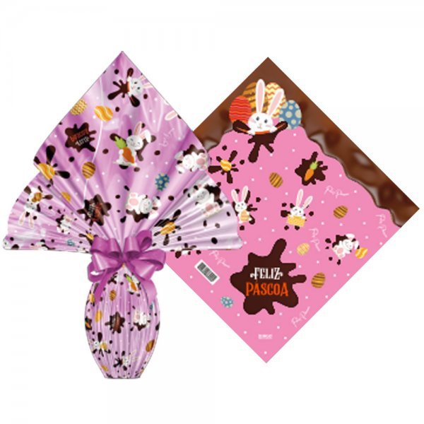 Saco Pratic para Ovo de Páscoa 39x39cm 25 Folhas