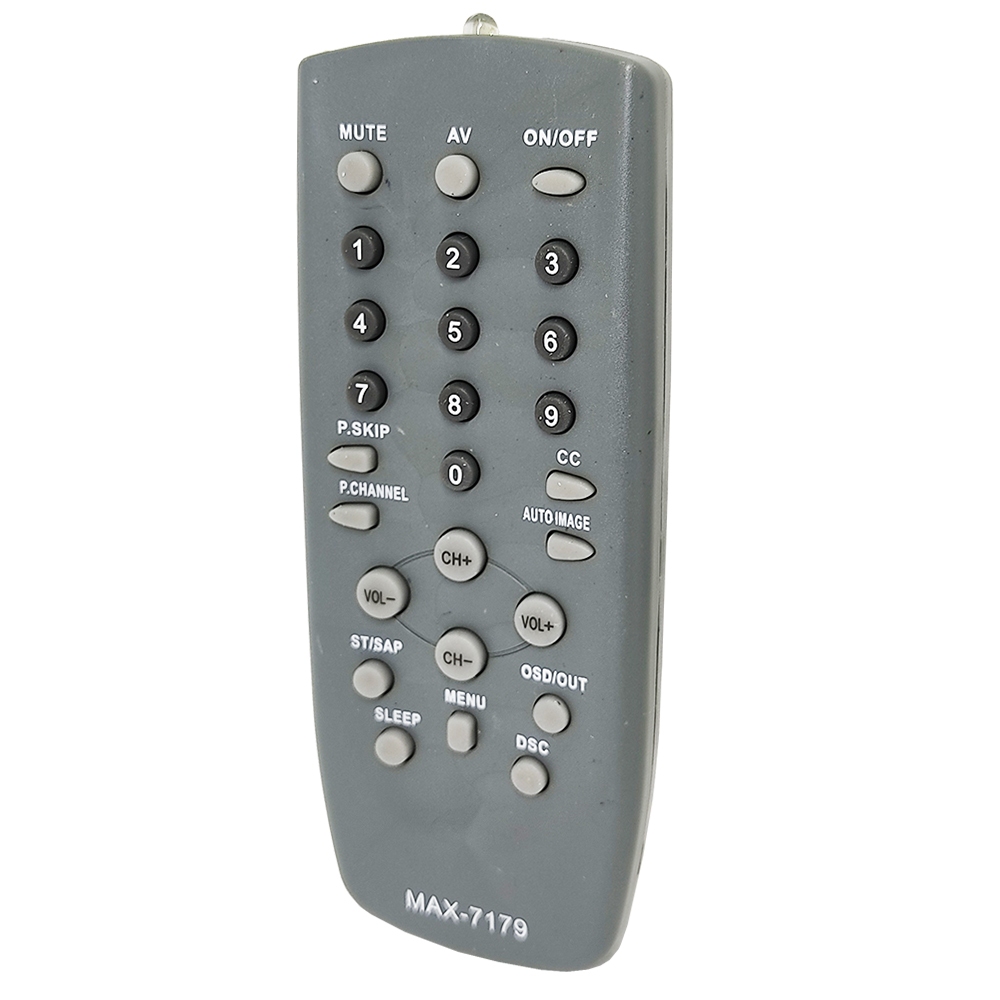 CONTROLE REMOTO COMPATIVEL COM TV CCE TUBO (MAX-7179)