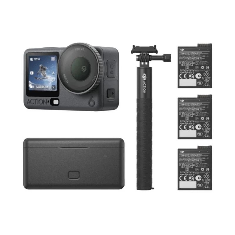 Câmera DJI OSMO 6 Adventure Combo Action NOVA + NF