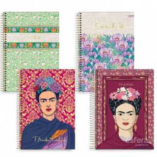 CADERNO UNIVERSITÁRIO FRIDA KAHLO ( 10MATÉRIA) em Oferta na Shopee