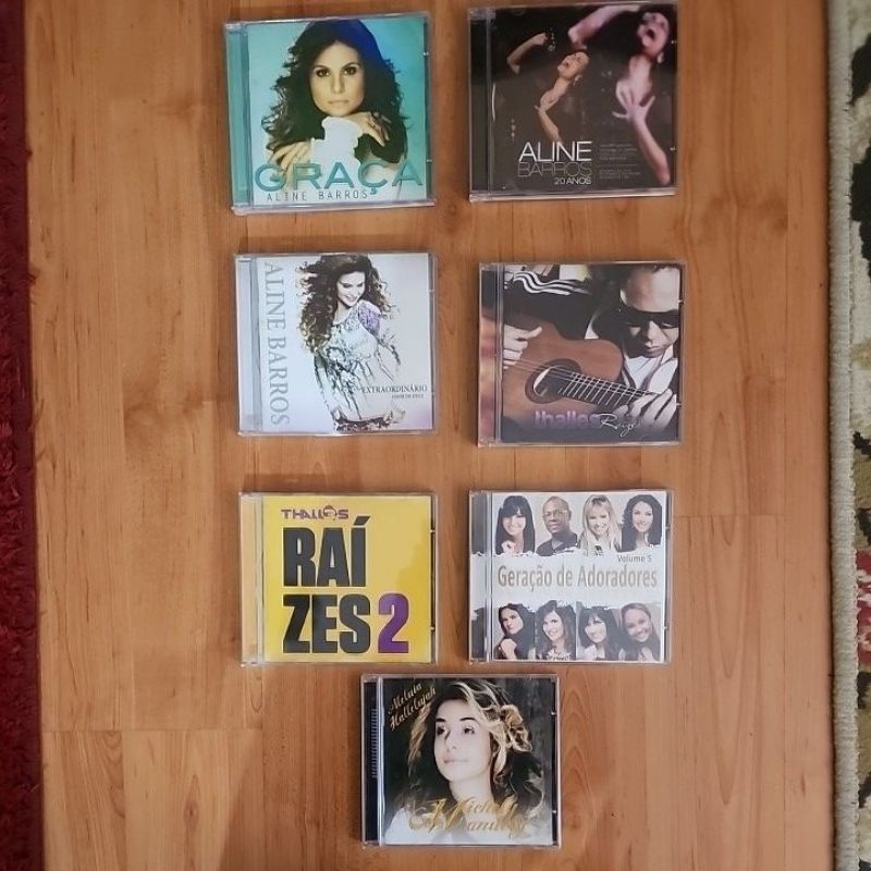 CD Original - Escolha o seu (Aline Barros / Thalles Roberto / Coletâneas) _ TIRAGENS RARAS (AA / Lotes Baixos)
