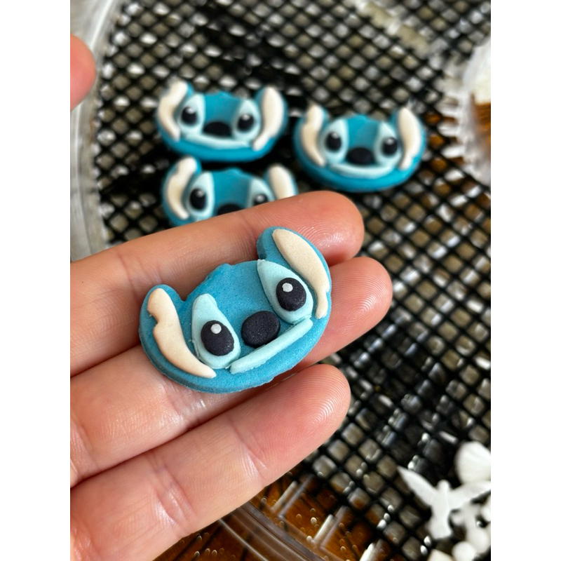 stitch aplique comestível pasta americana