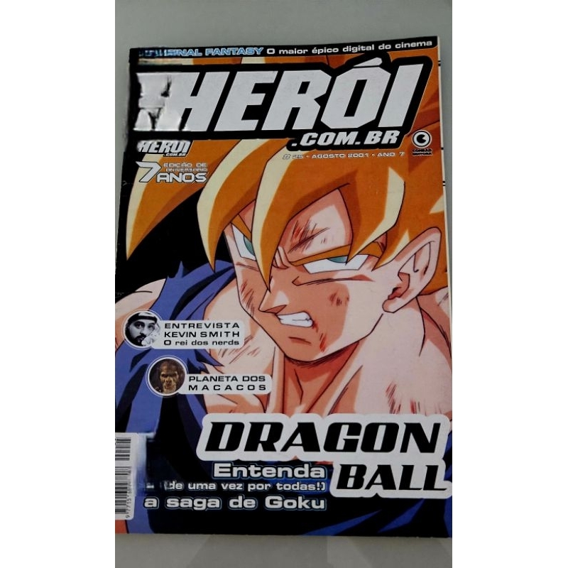 Revista Herói Edição de aniversário de 7 anos agosto 2001 ano 7