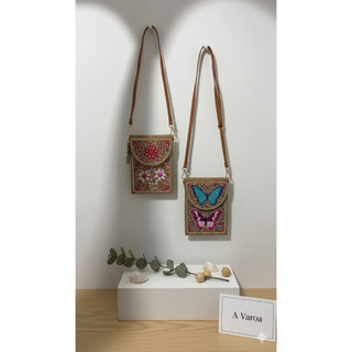 Bolsa Transversal Bordada Boho Chic - Exclusividade A Varoa