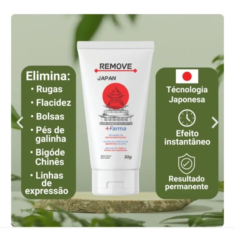Remove Japan Pasta Original sem rugas efeito glow radiante
