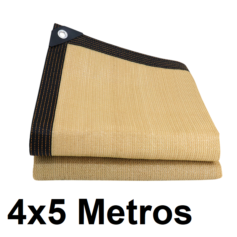 Tela Sombreamento 4x5 até 90% Proteção UV com acabamento Sombrite