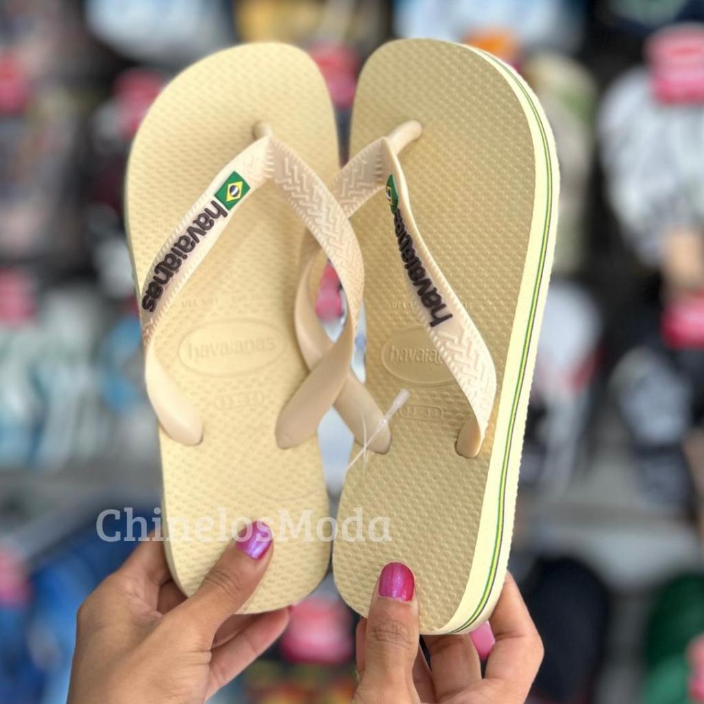 Havaianas Chinelos Brasil Logo ADULTO em Oferta na Shopee