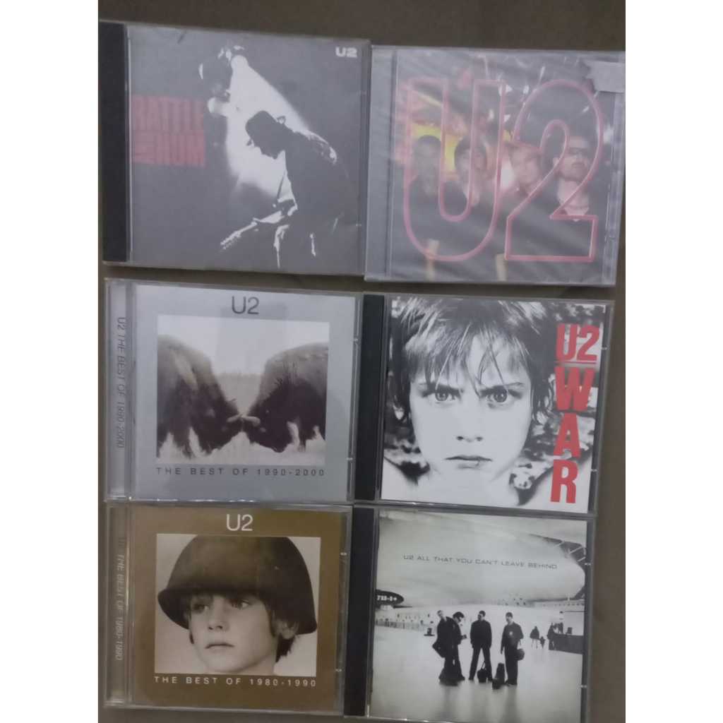 Cds U2 -Rattle and hum the best of 1990-2000 1980 1990 War all that you can't leave behind