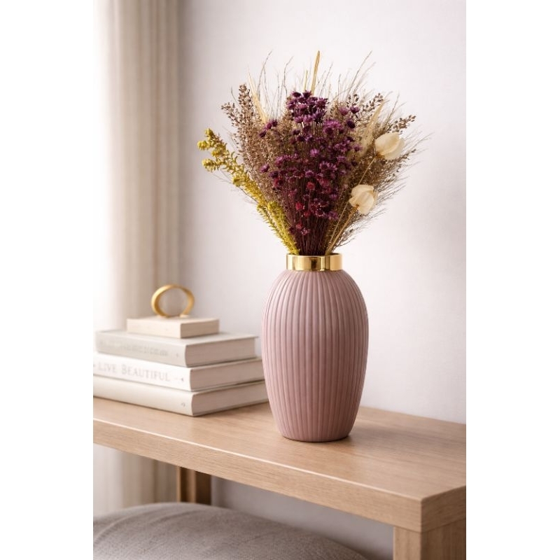 Arranjo Médio Bouganville Buquê desidratado permanente para presente centro de mesa Decoração em Oferta na Shopee