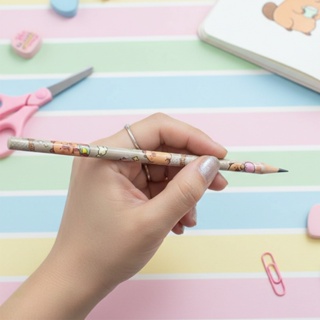 Lápis Capivara Preto HB 2B Redondo Com Sem Borracha Papelaria Fofa Divertida Criativa Volta Aulas Escolar Kawaii em Oferta na Shopee