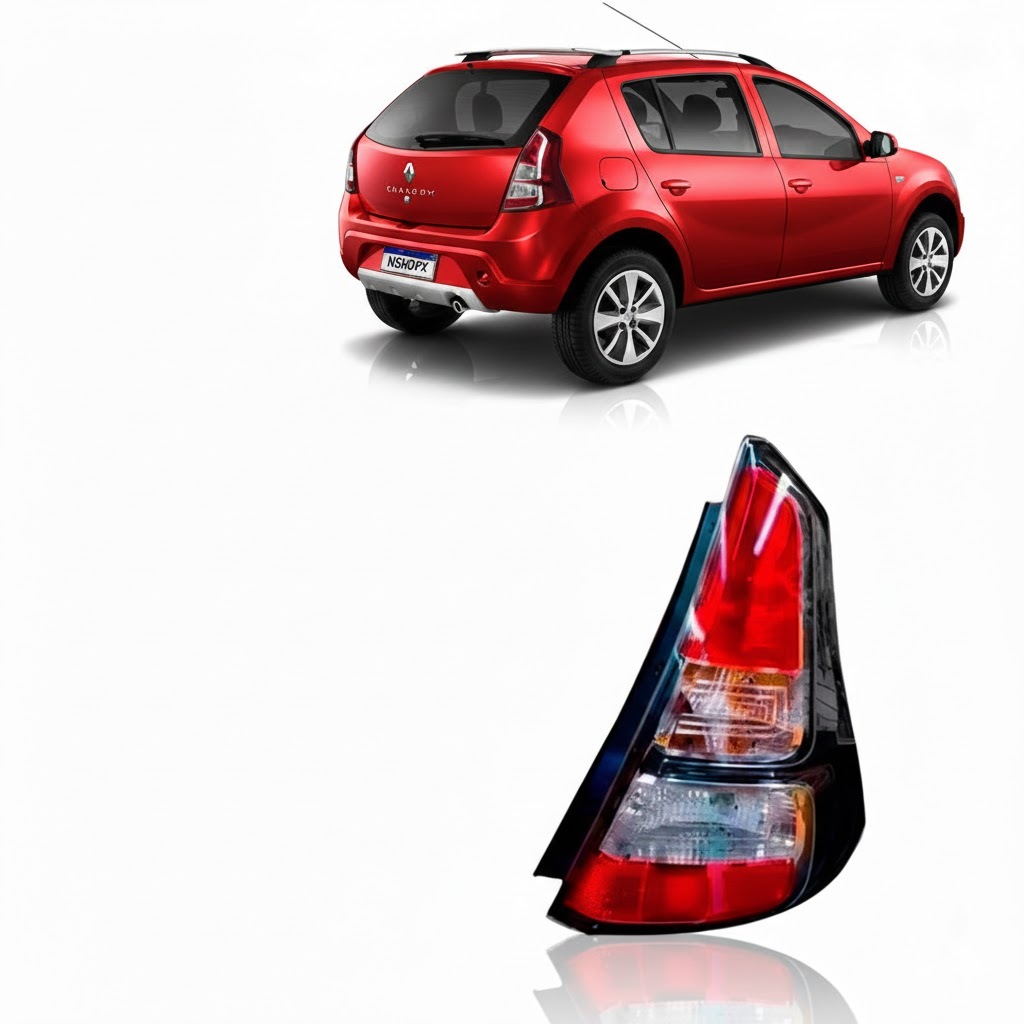Lanterna Traseira Sandero Stepway 2012 2013 2014 Sinaleira Fumê Depo