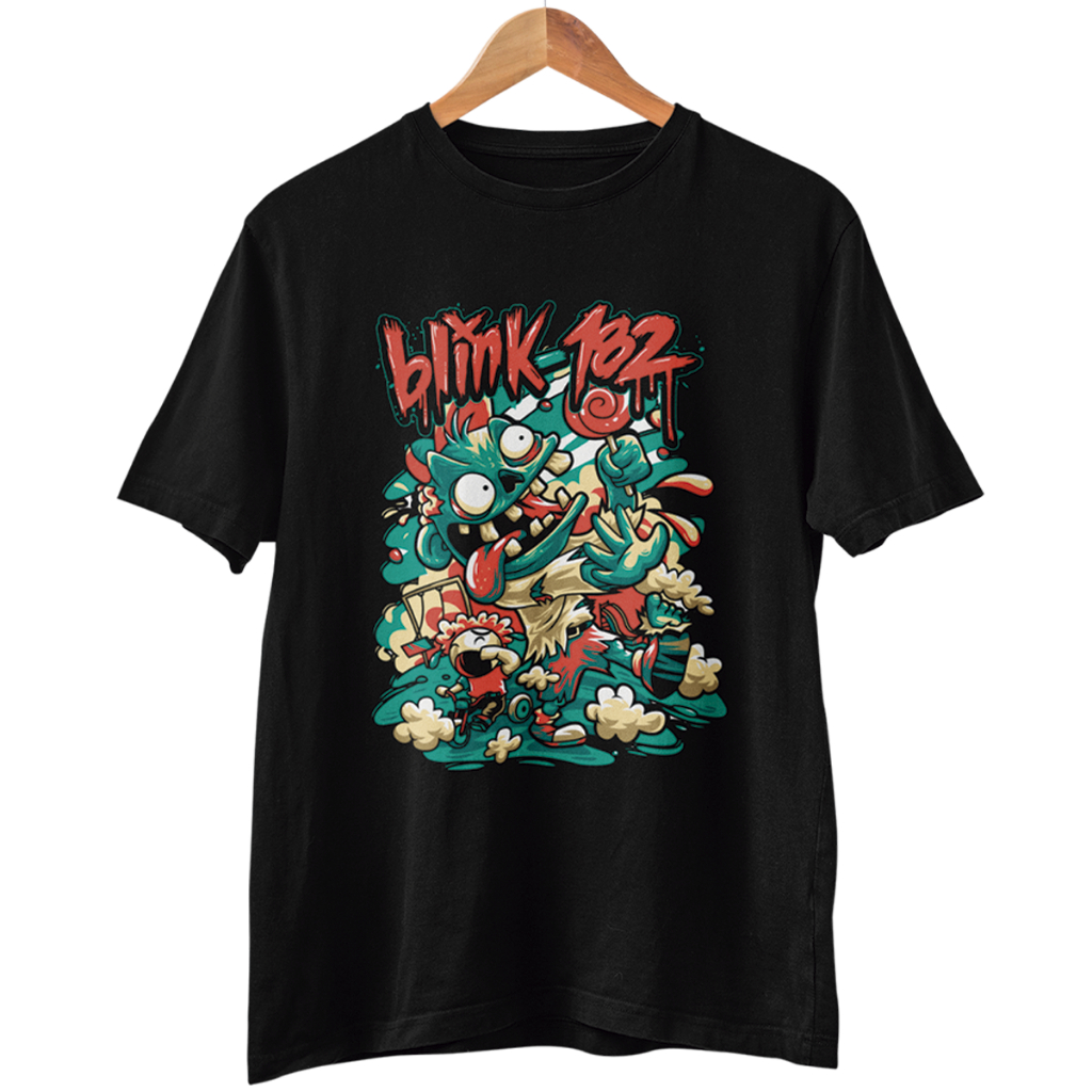 Camiseta Blink 182 Rock Metal Vintage Presente Punk Grunge