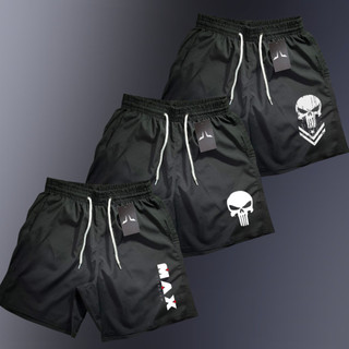 3 Shorts TACTEL Masculino MIX JUSTIC Bermuda Premium Academia Praia Corrida