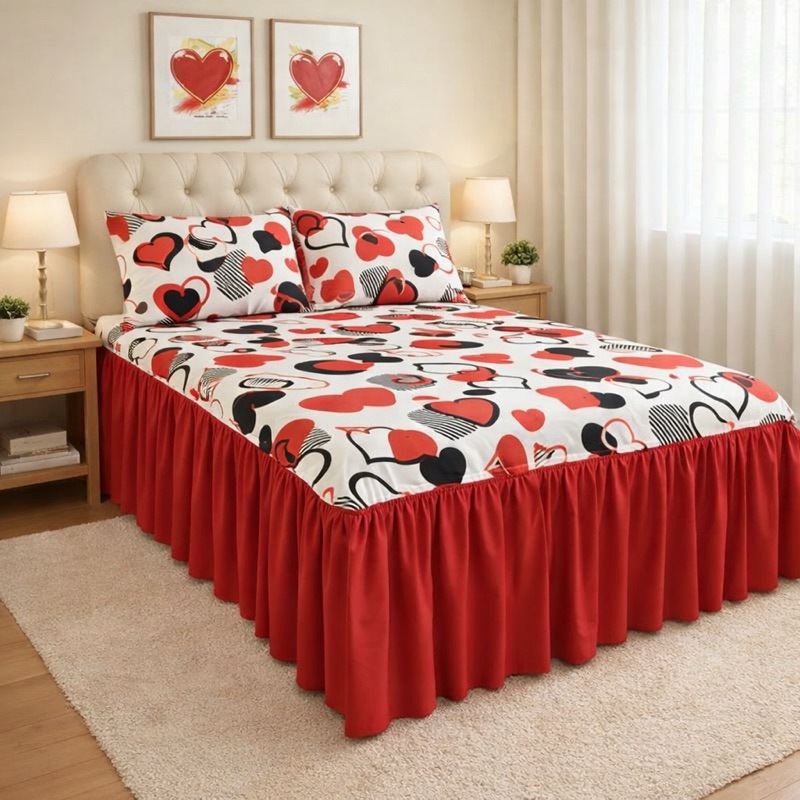 Jogo De Cama Lençol-Colcha Queen King 03 Peças Malha 100% Algodão Com Elástico Sucesso Em Vendas