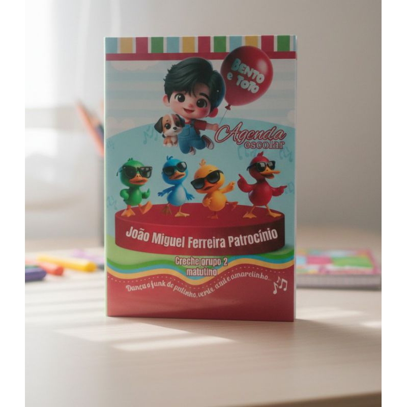 Agenda Escolar Personalizada - Varios Temas em Oferta na Shopee