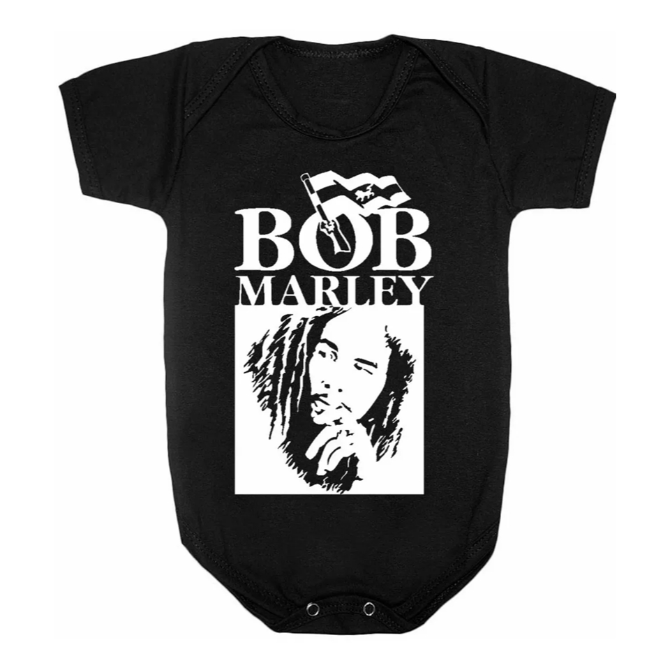 Body Bebê Bob Marley