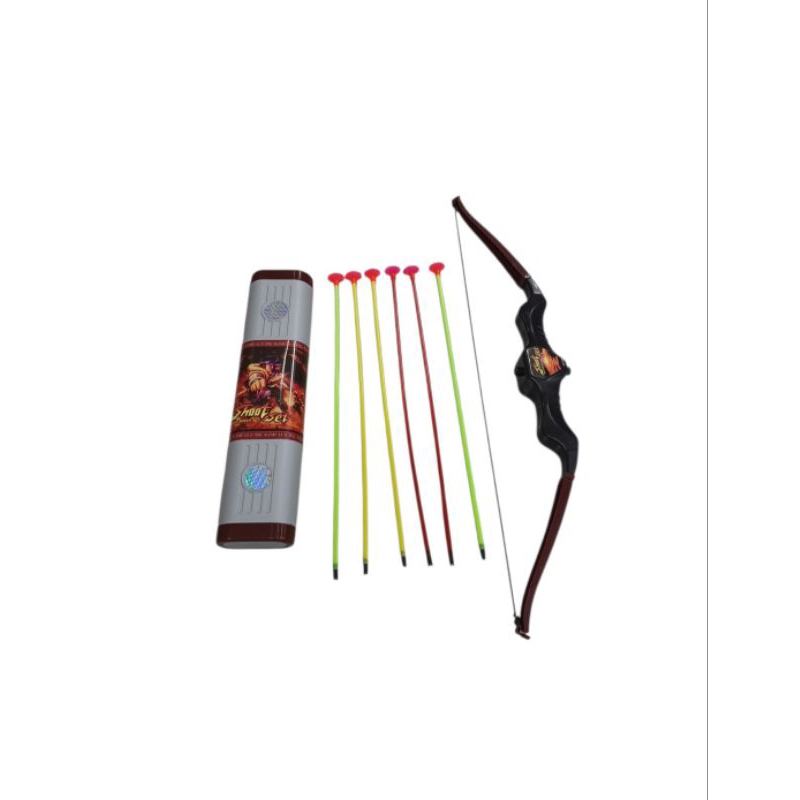 Arco Flecha de Brinquedo C / Bolsa Aljava Lançador de Dado Macio