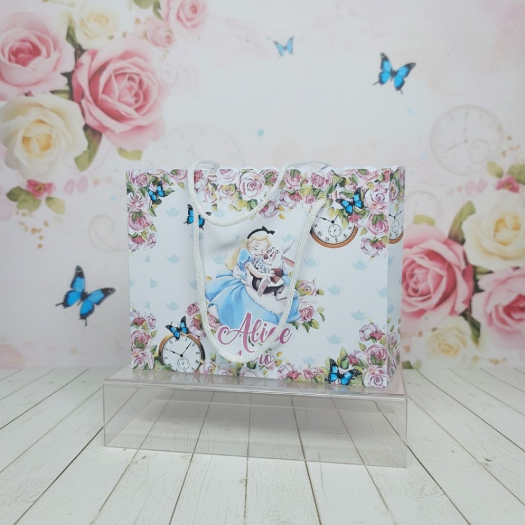 Sacolinhas Personalizadas Tamanho G - Sacola - Lembrancinha - Aniversário - PEGUE E MONTE - TODOS OS TEMAS