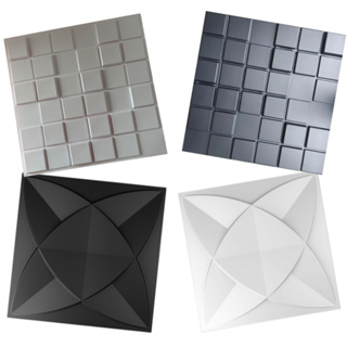 Kit 50 Placas PVC 3d Revestimento De Parede Decorativa 25 cm em Oferta na Shopee