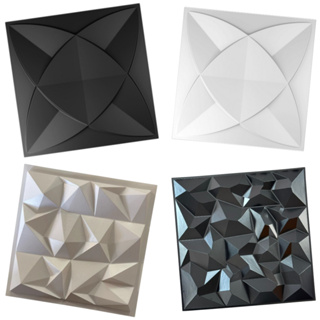 Kit 10 Placas PVC Revestimento 3D Decoracão Para Parede 25x25 cm em Oferta na Shopee