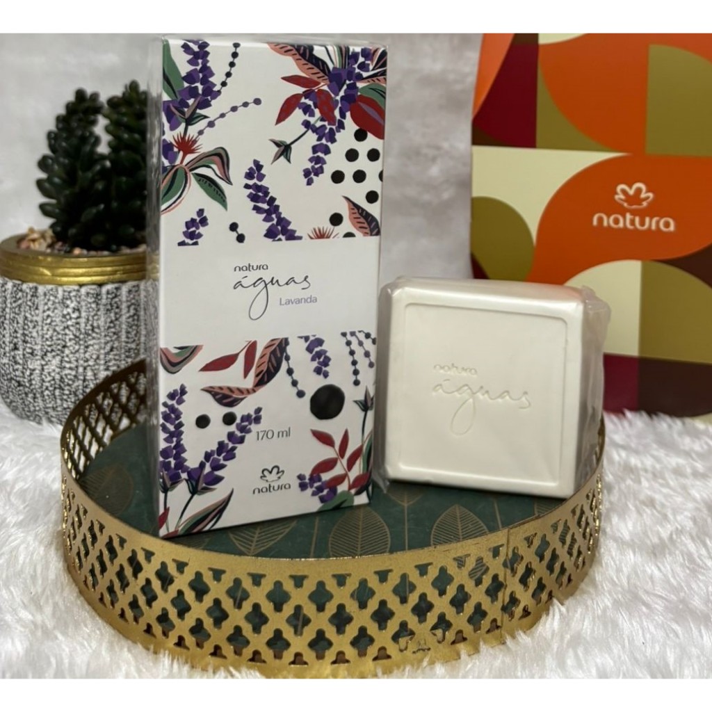 Kit Natura Águas Lavanda Perfume + 1 Sabonete Original